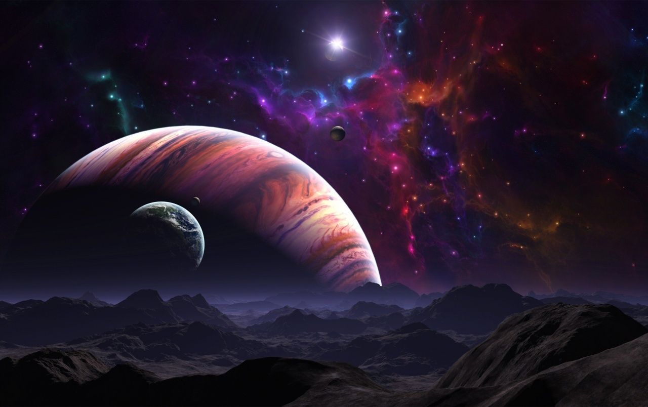 Detail Outer Space Background Nomer 3