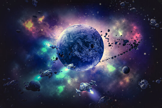 Detail Outer Space Background Nomer 6