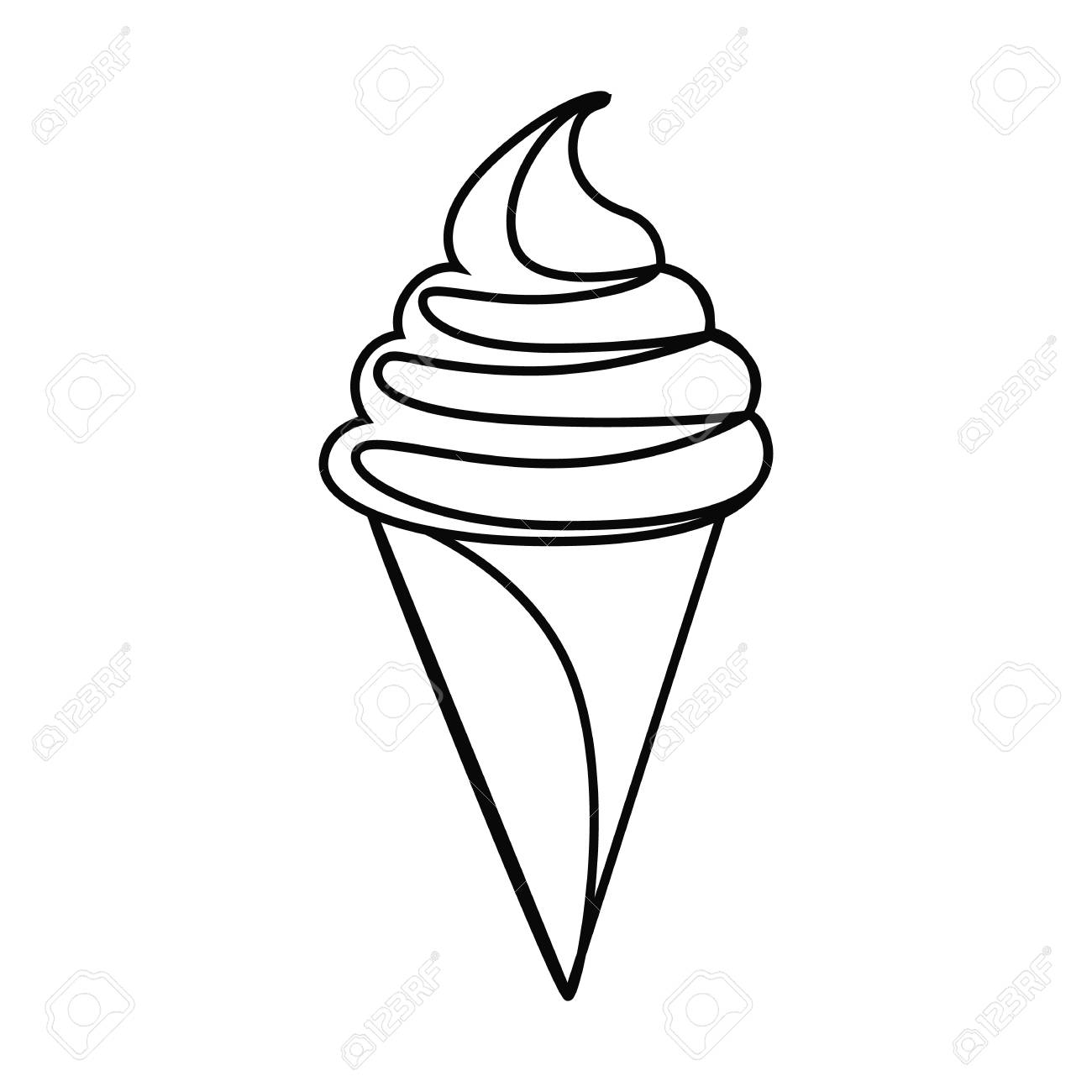 Detail Outline Gambar Ice Cream Nomer 23