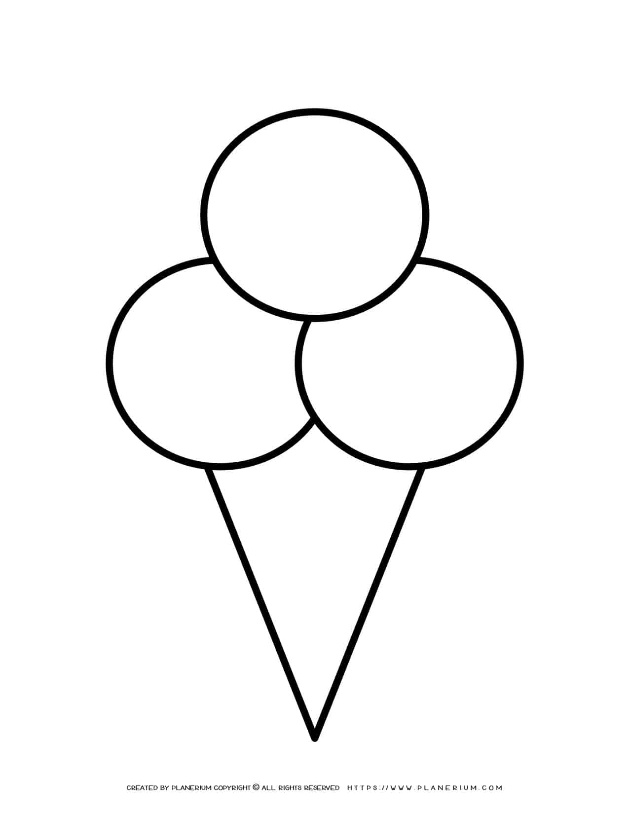 Detail Outline Gambar Ice Cream Nomer 24