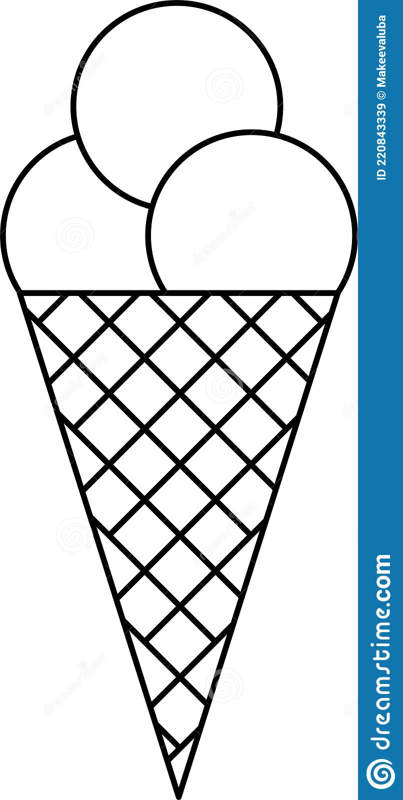 Detail Outline Gambar Ice Cream Nomer 27