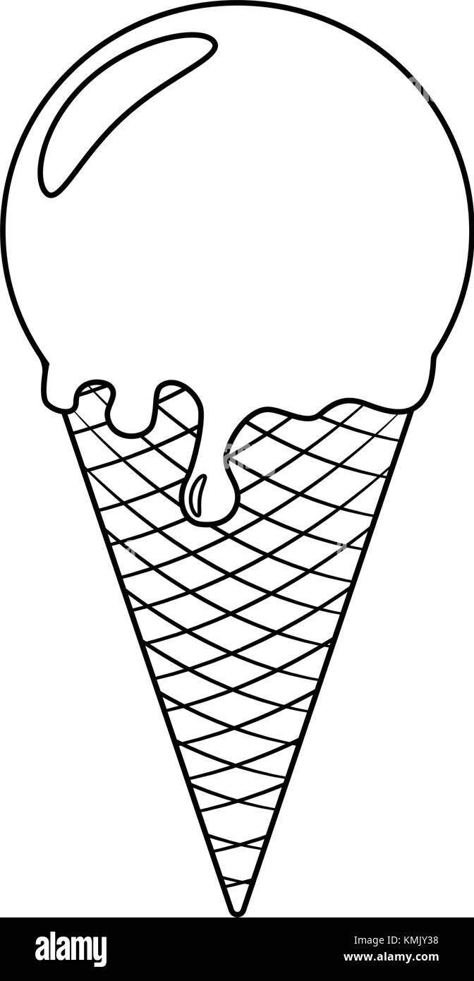 Detail Outline Gambar Ice Cream Nomer 30