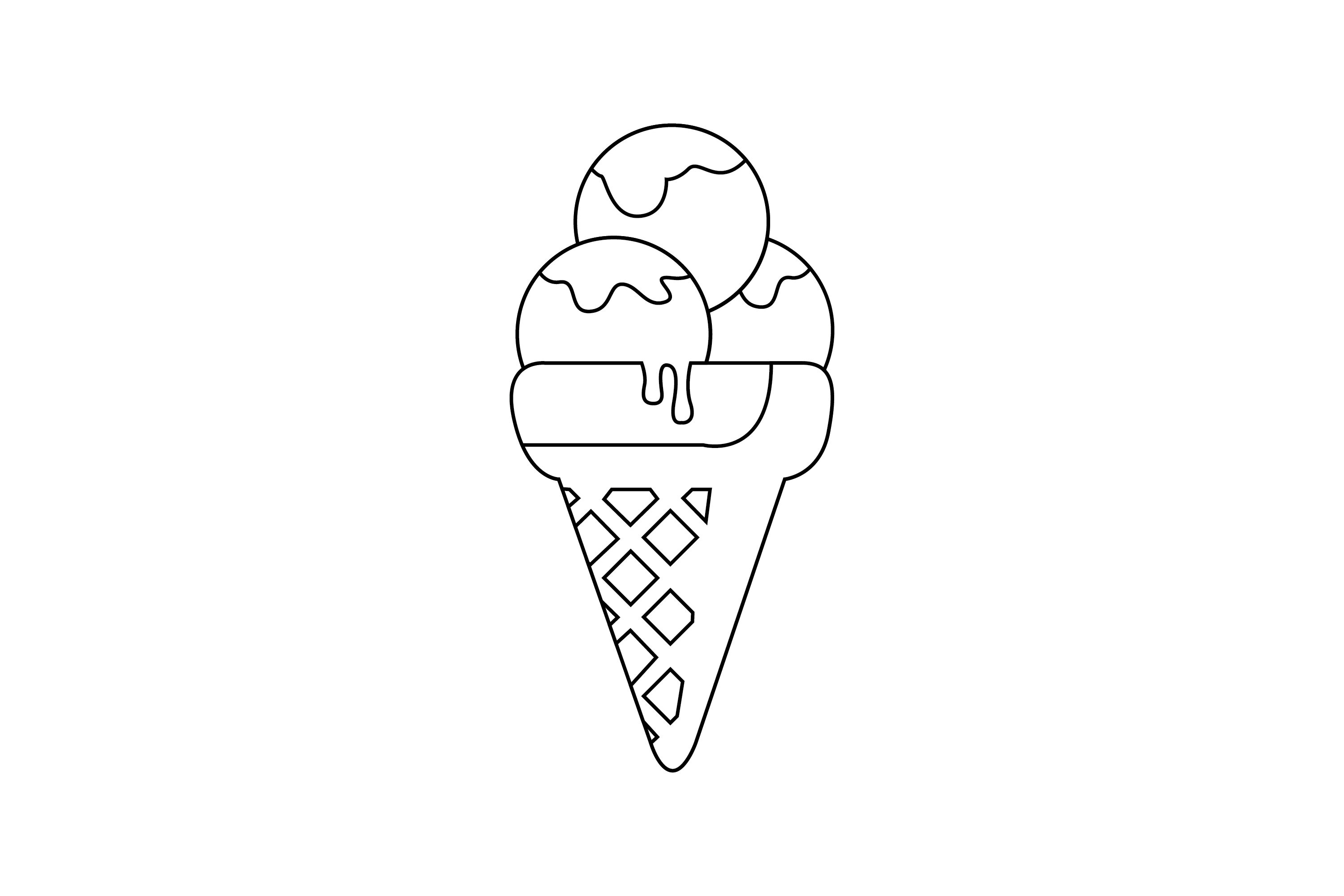 Detail Outline Gambar Ice Cream Nomer 32