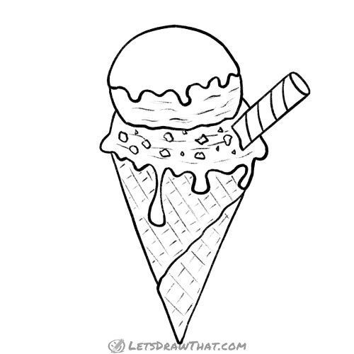 Download Outline Gambar Ice Cream Nomer 33