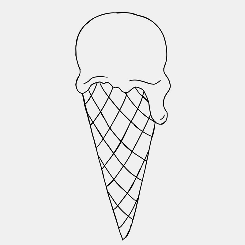 Detail Outline Gambar Ice Cream Nomer 42