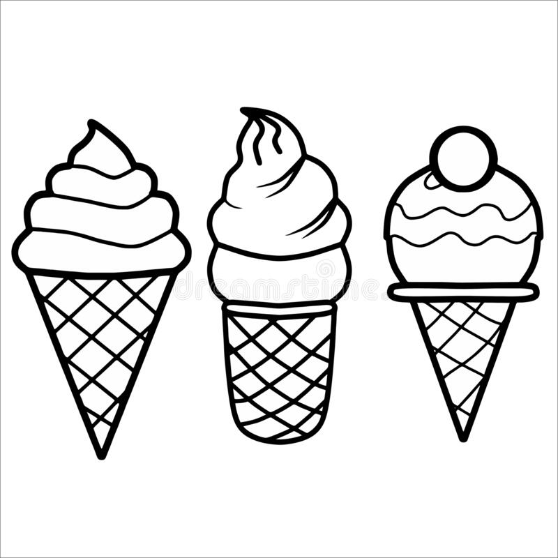 Detail Outline Gambar Ice Cream Nomer 45