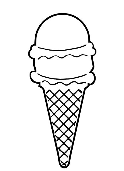 Detail Outline Gambar Ice Cream Nomer 6