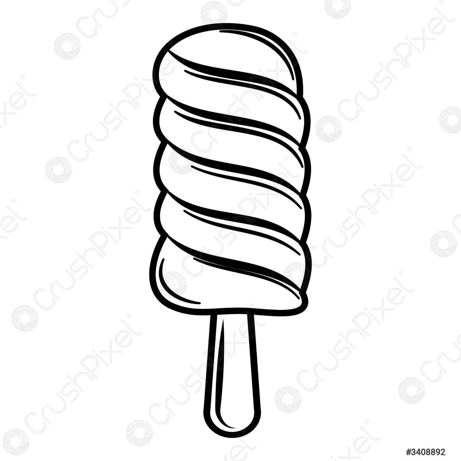 Detail Outline Gambar Ice Cream Nomer 49