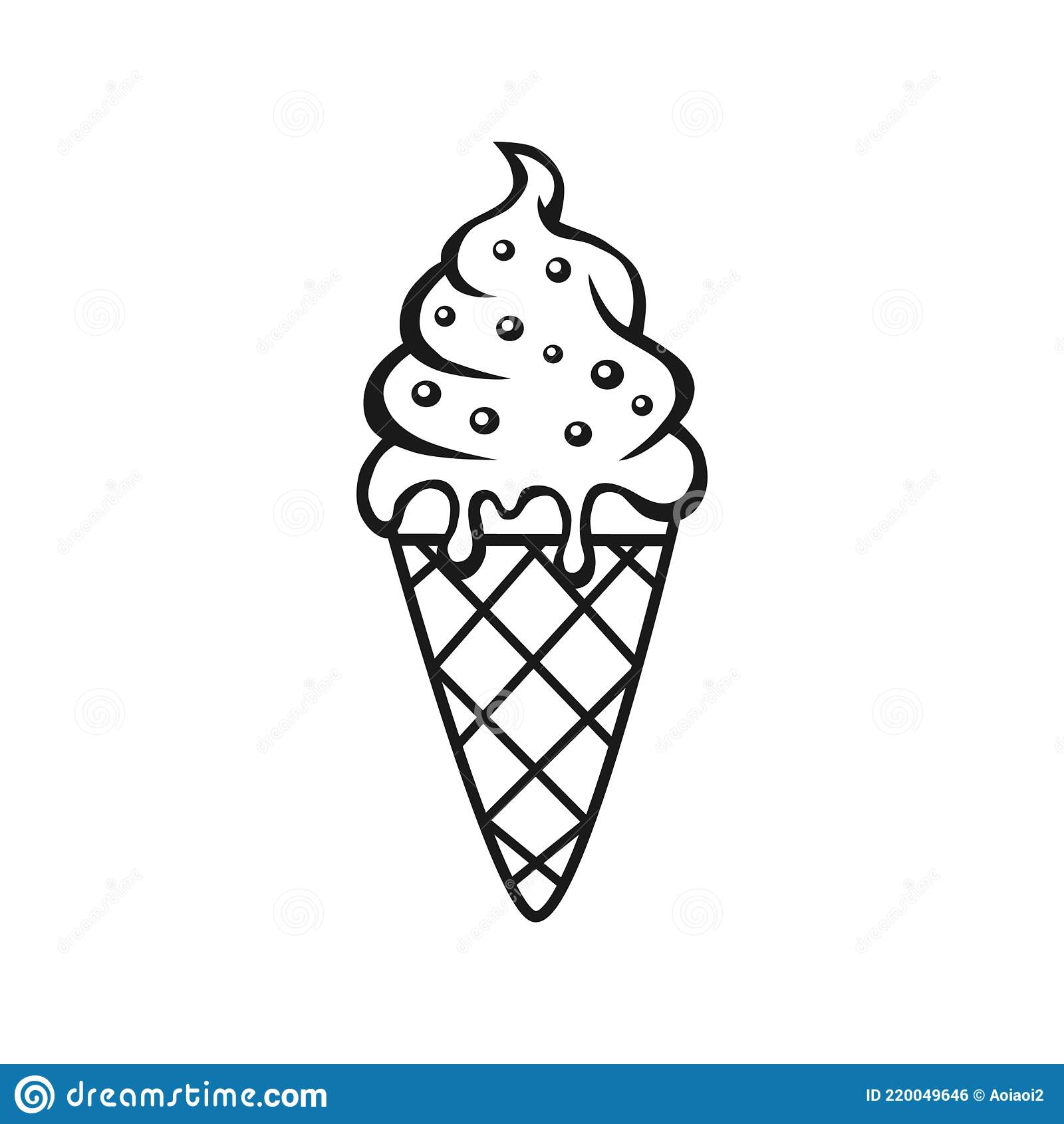 Detail Outline Gambar Ice Cream Nomer 8