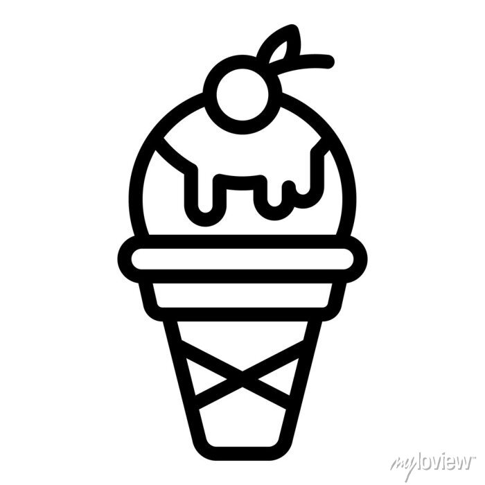 Detail Outline Gambar Ice Cream Nomer 9