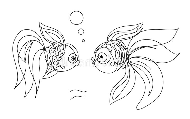 Detail Outline Gambar Ikan Nomer 28