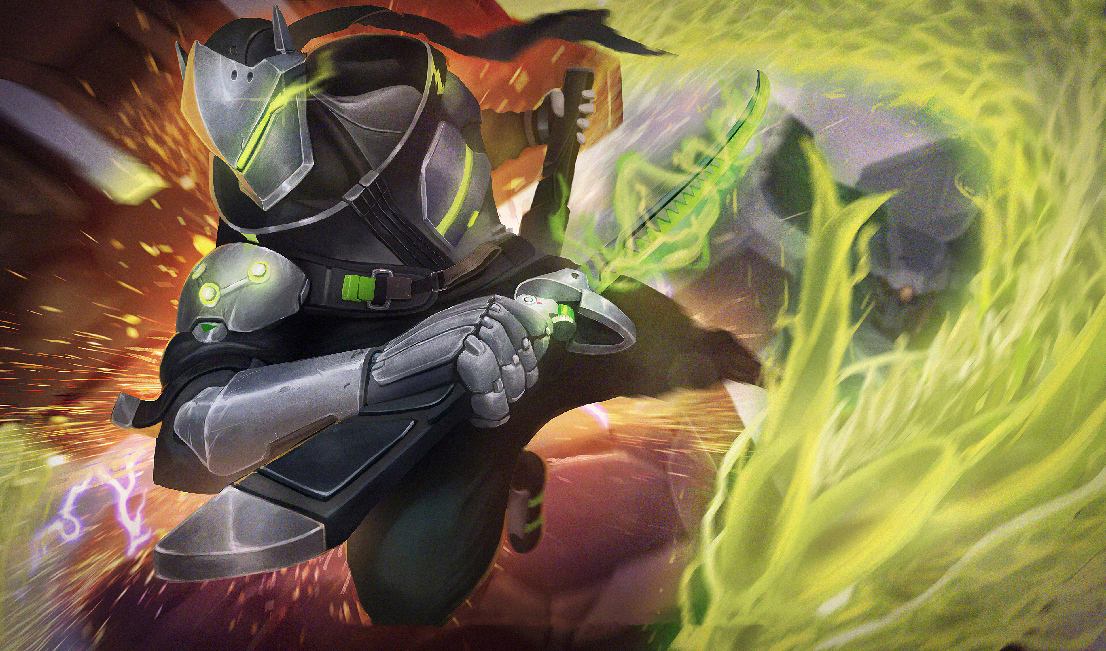 Detail Overwatch Genji Wallpaper Nomer 25