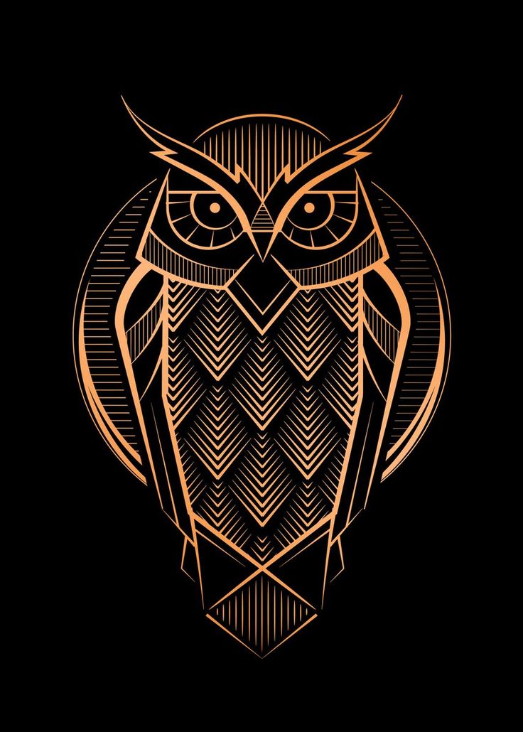 Detail Owl Art Wallpaper Nomer 42