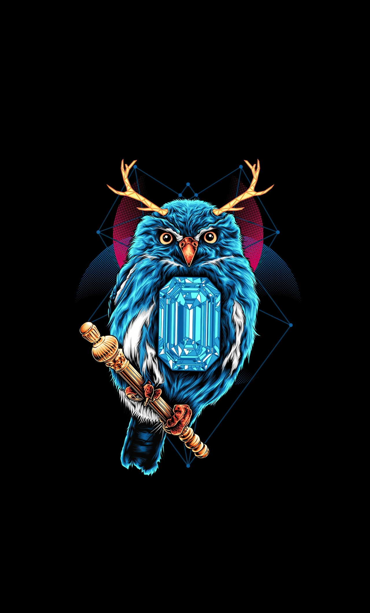 Detail Owl Art Wallpaper Nomer 50