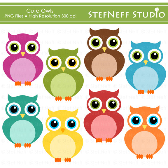 Detail Owl Clip Art Nomer 49