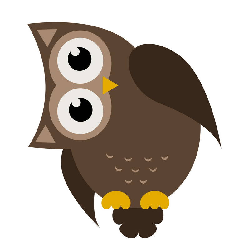 Detail Owl Clip Art Nomer 9