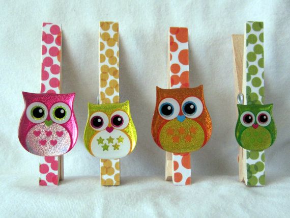 Detail Owl Clothespins Nomer 13