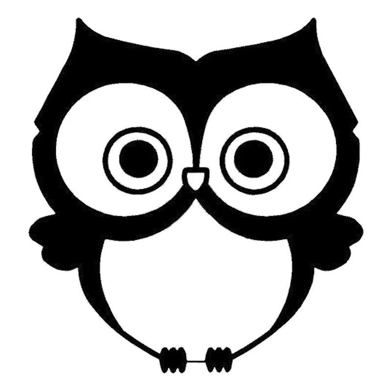 Detail Owl Hitam Putih Nomer 9
