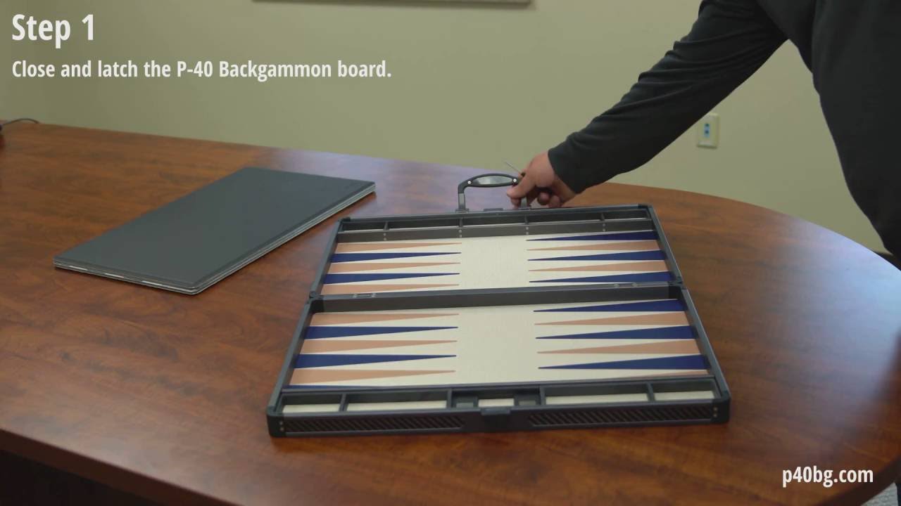 Detail P 40 Backgammon Board Nomer 3