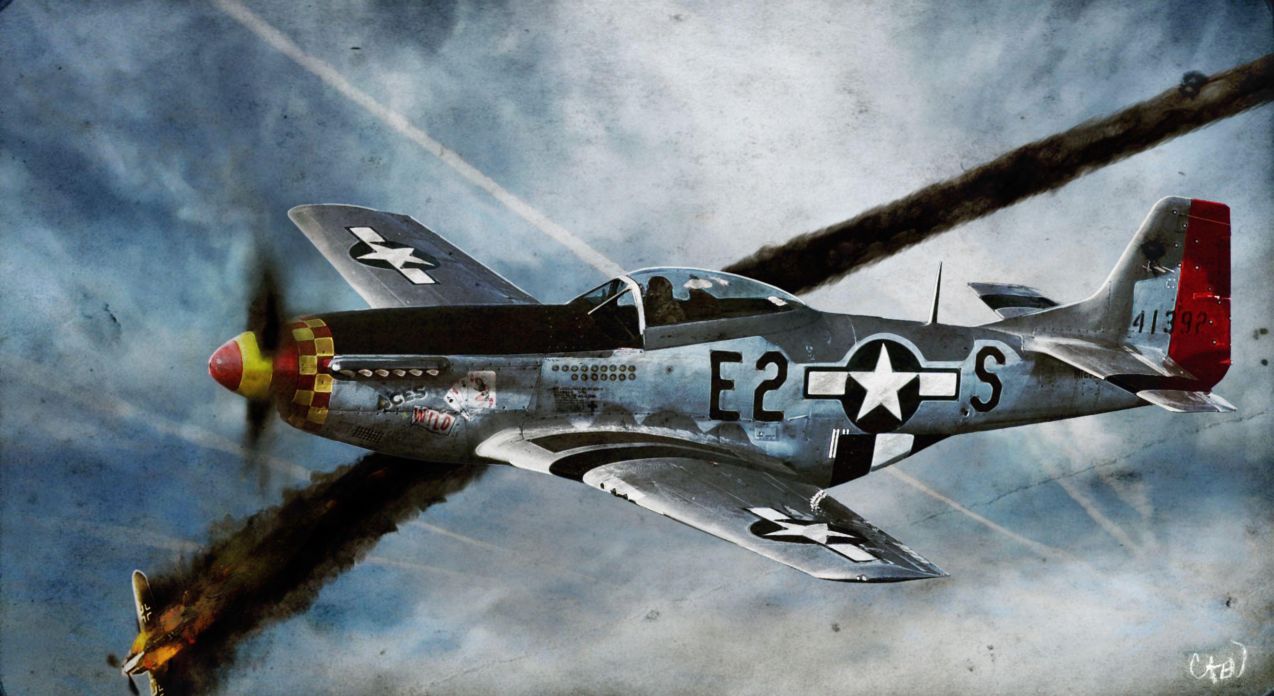 Detail P 51 Mustang Background Nomer 2