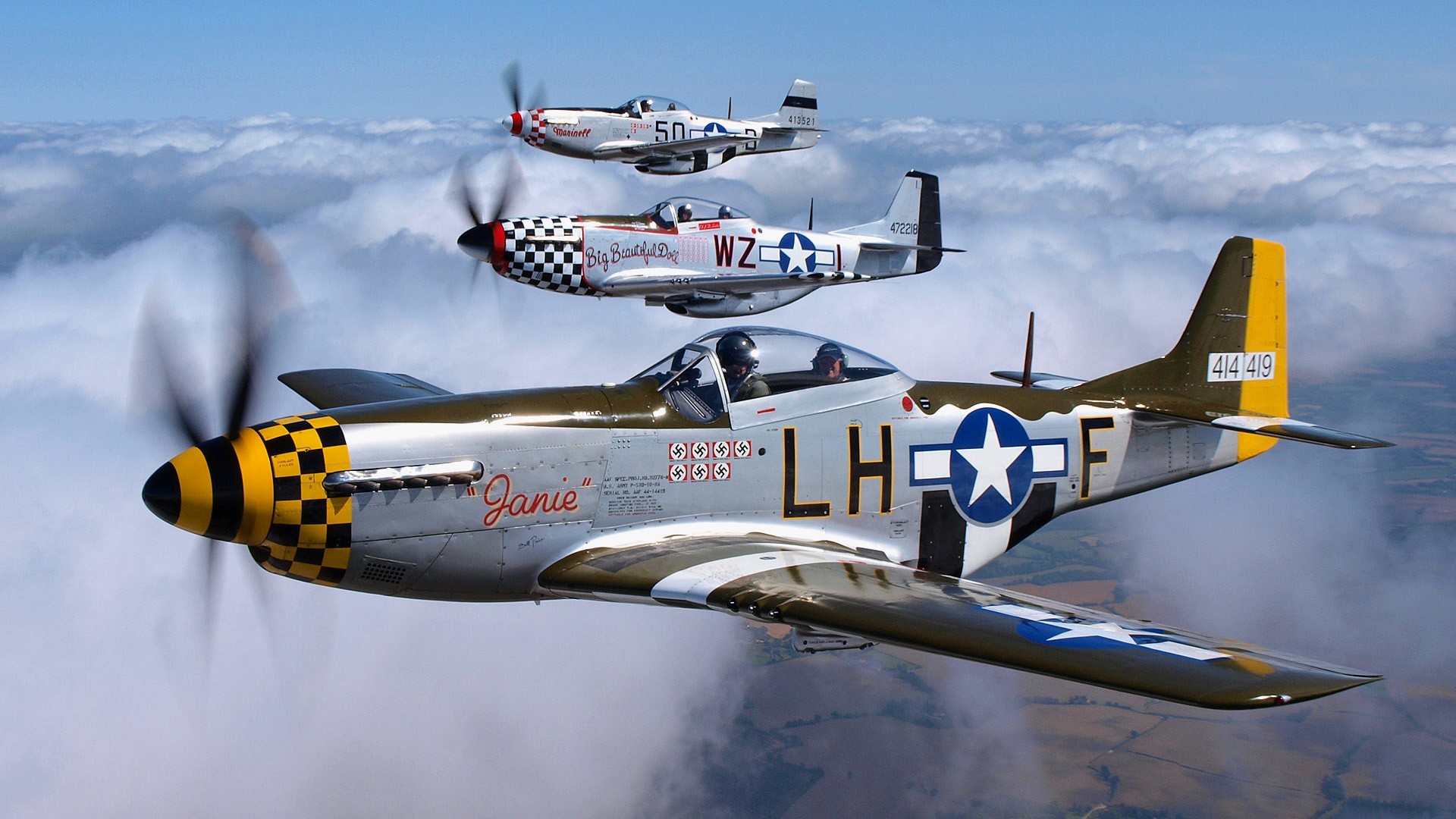 Detail P 51 Mustang Background Nomer 19