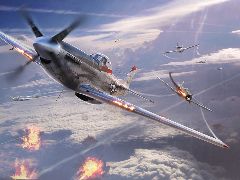 Detail P 51 Mustang Background Nomer 25