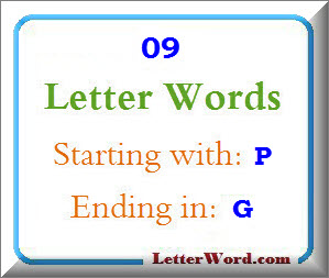 Detail P Letter Words Images Nomer 45