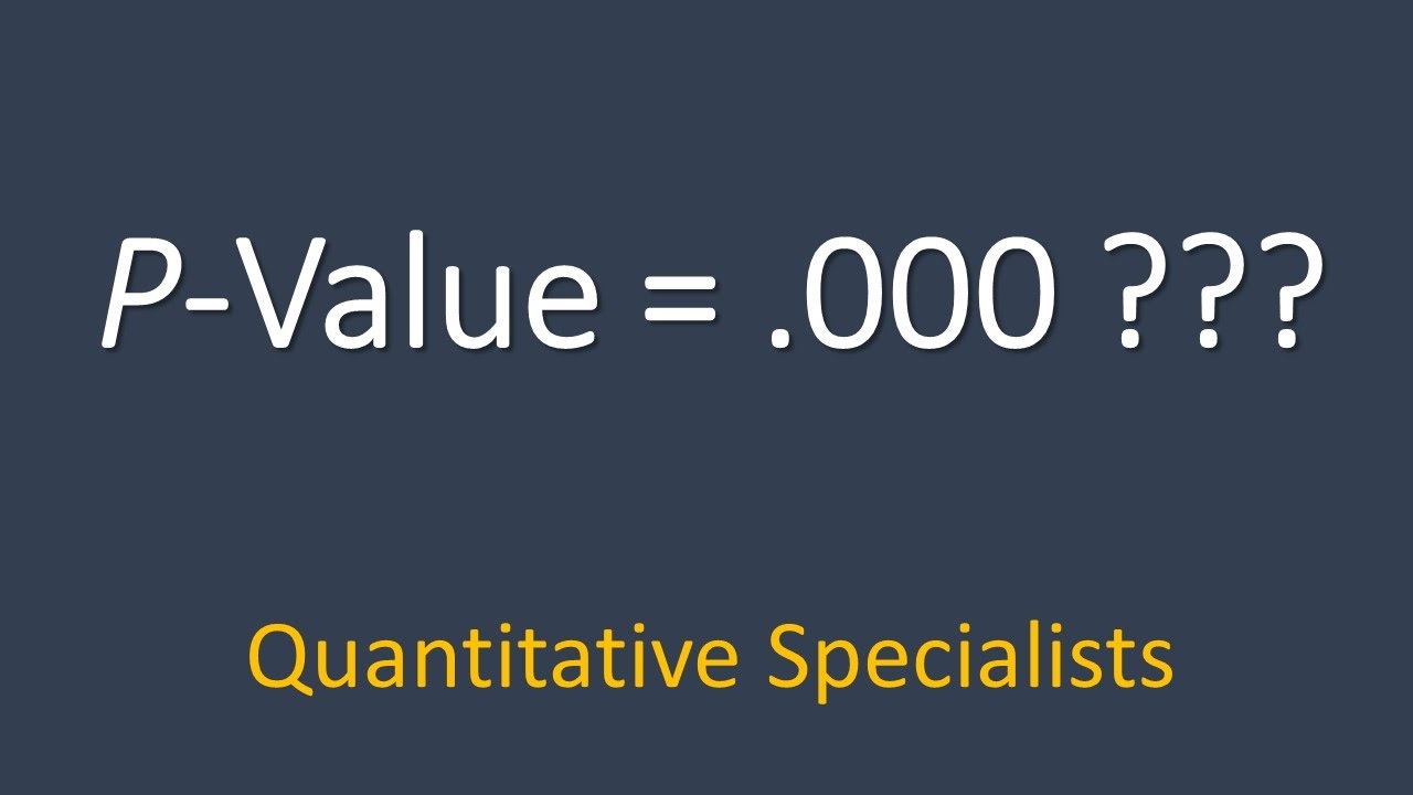 Detail P Value Statistik Nomer 45