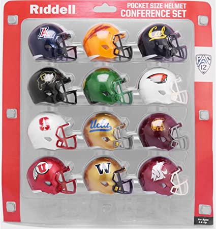 Pac 12 Mini Football Helmets - KibrisPDR