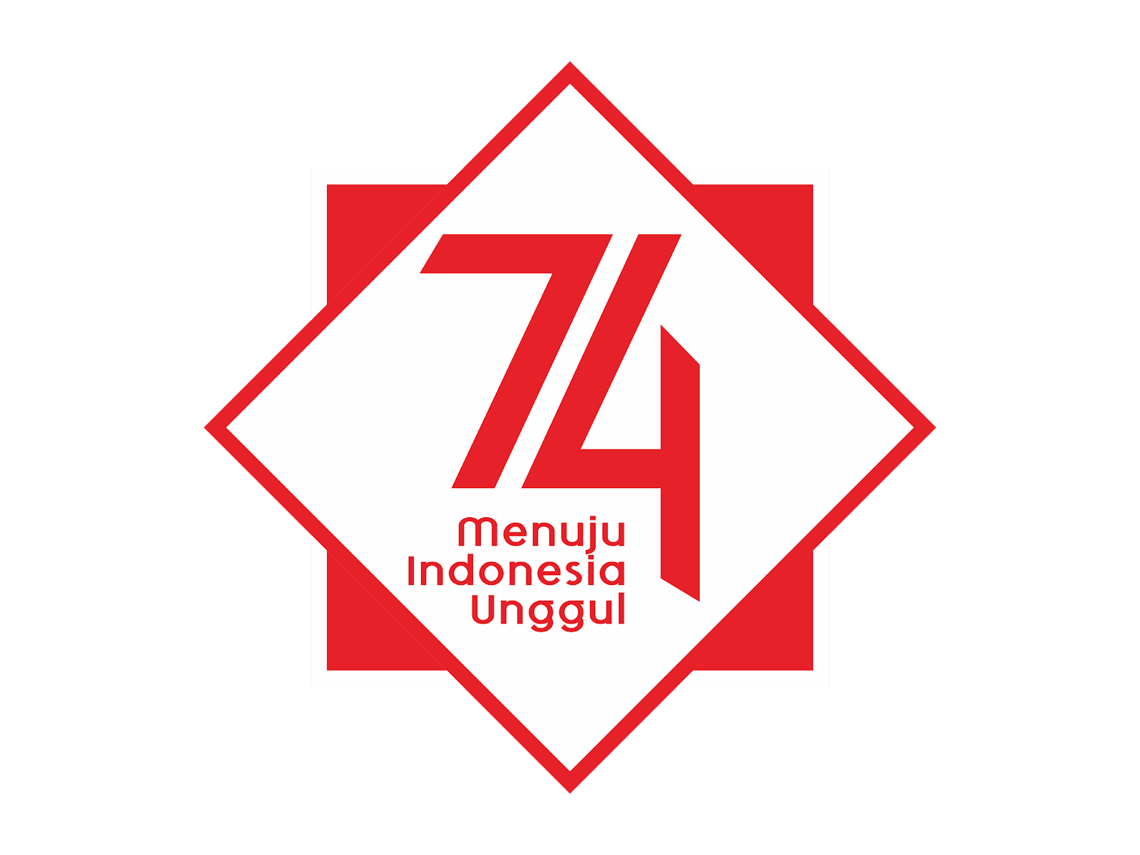 Detail Logo Resmi Hut Ri 74 Nomer 19
