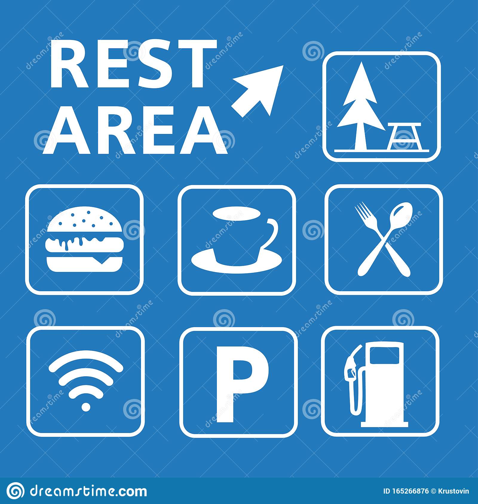 Detail Logo Rest Area Nomer 8