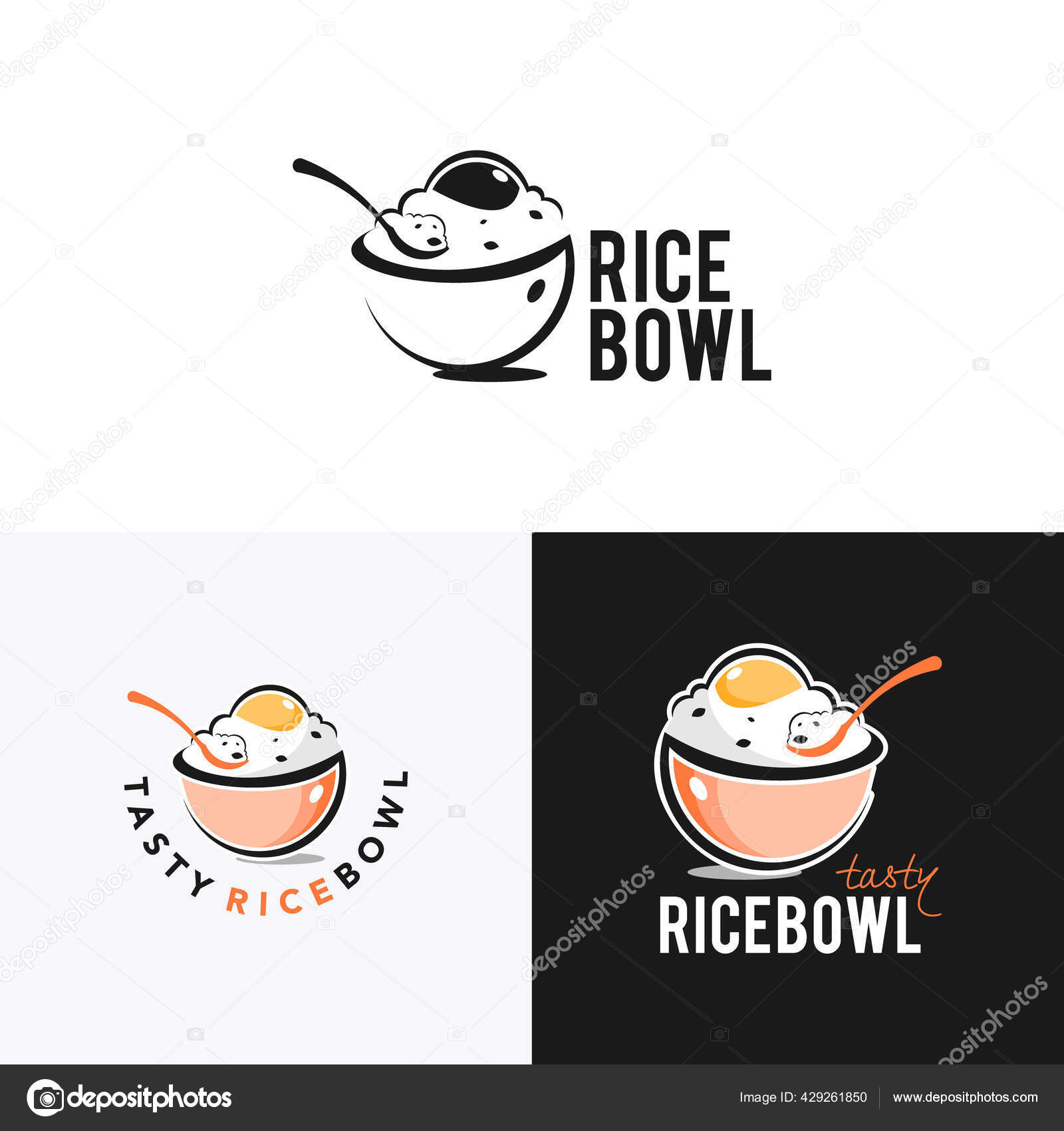 Detail Logo Rice Bowl Nomer 25