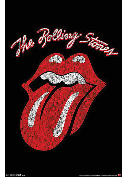 Detail Logo Rolling Stones Keren Nomer 25
