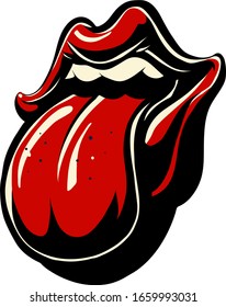 Detail Logo Rolling Stones Keren Nomer 47