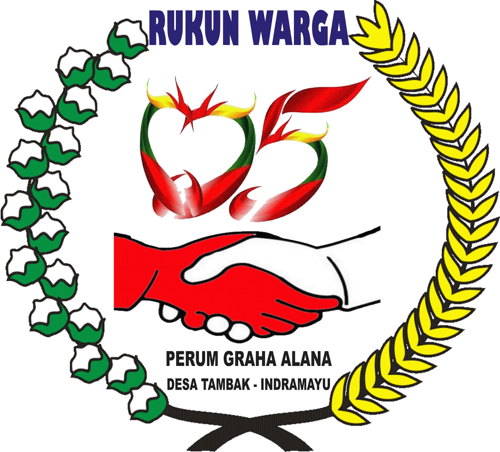 Detail Logo Rukun Warga Nomer 9