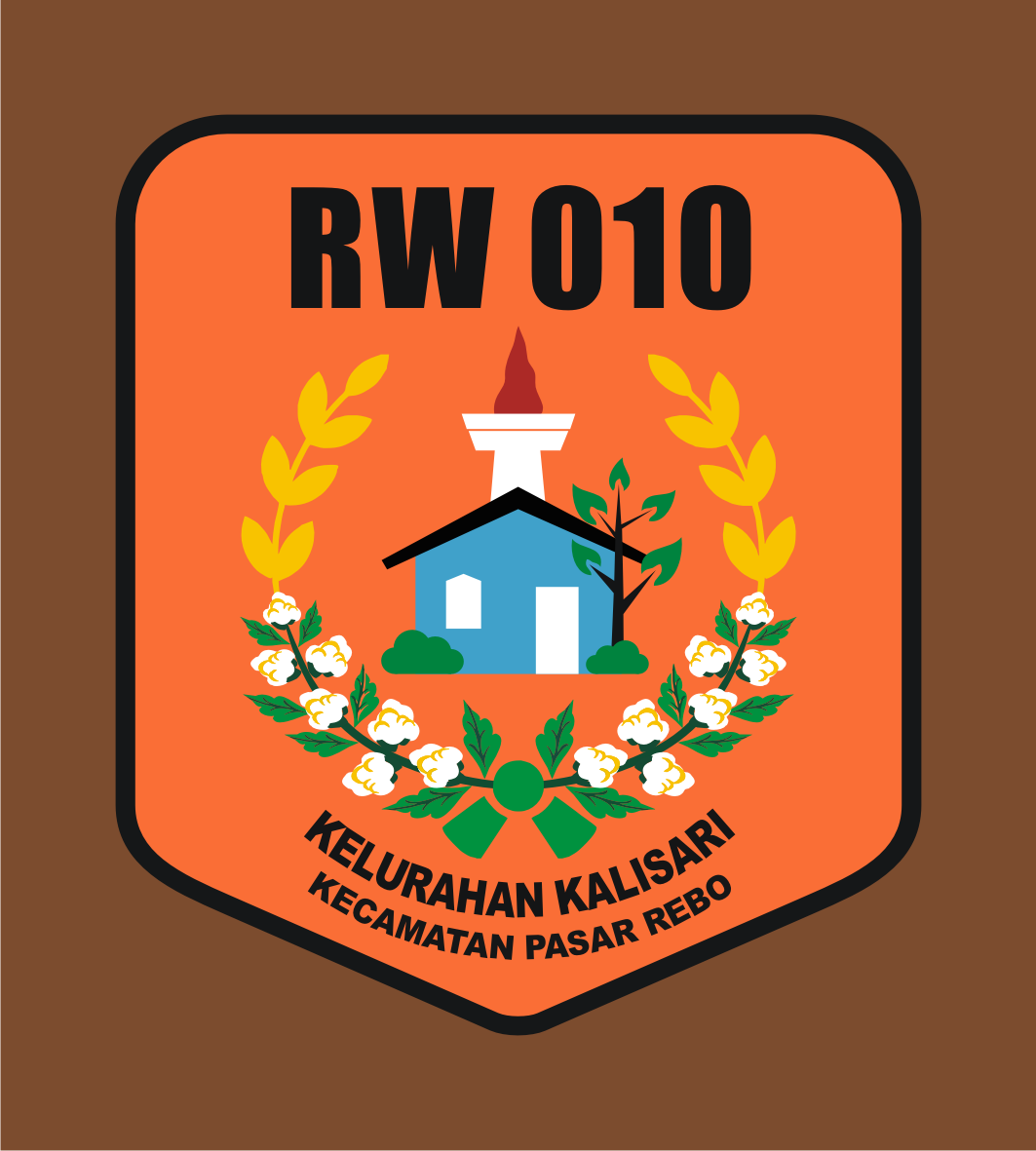 Detail Logo Rukun Warga Nomer 4