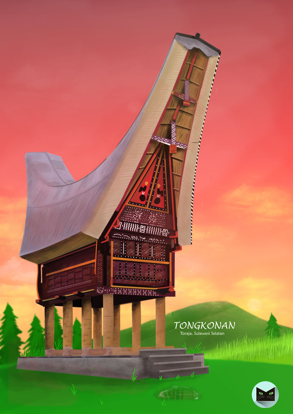 Detail Logo Rumah Toraja Nomer 17