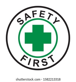 Detail Logo Safety First Nomer 2