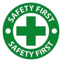Detail Logo Safety First Nomer 40