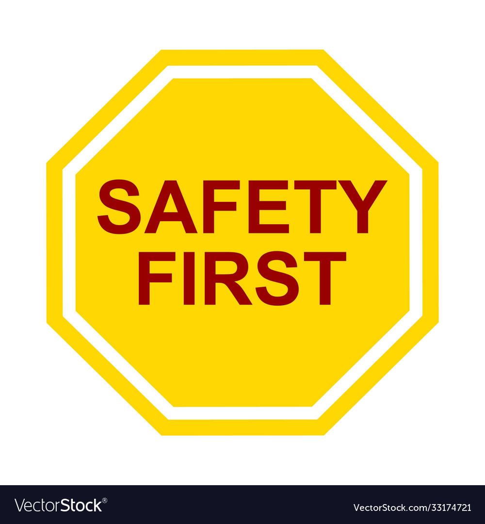 Detail Logo Safety First Nomer 9