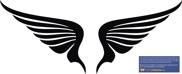 Detail Logo Sayap Tribal Nomer 7