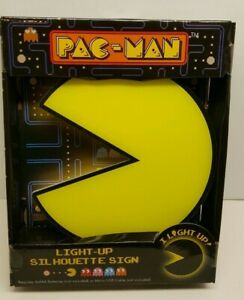 Pac Man Light Up Silhouette Sign - KibrisPDR