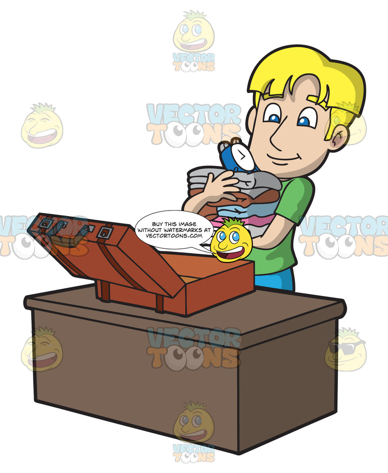 Detail Pack Suitcase Clipart Nomer 24