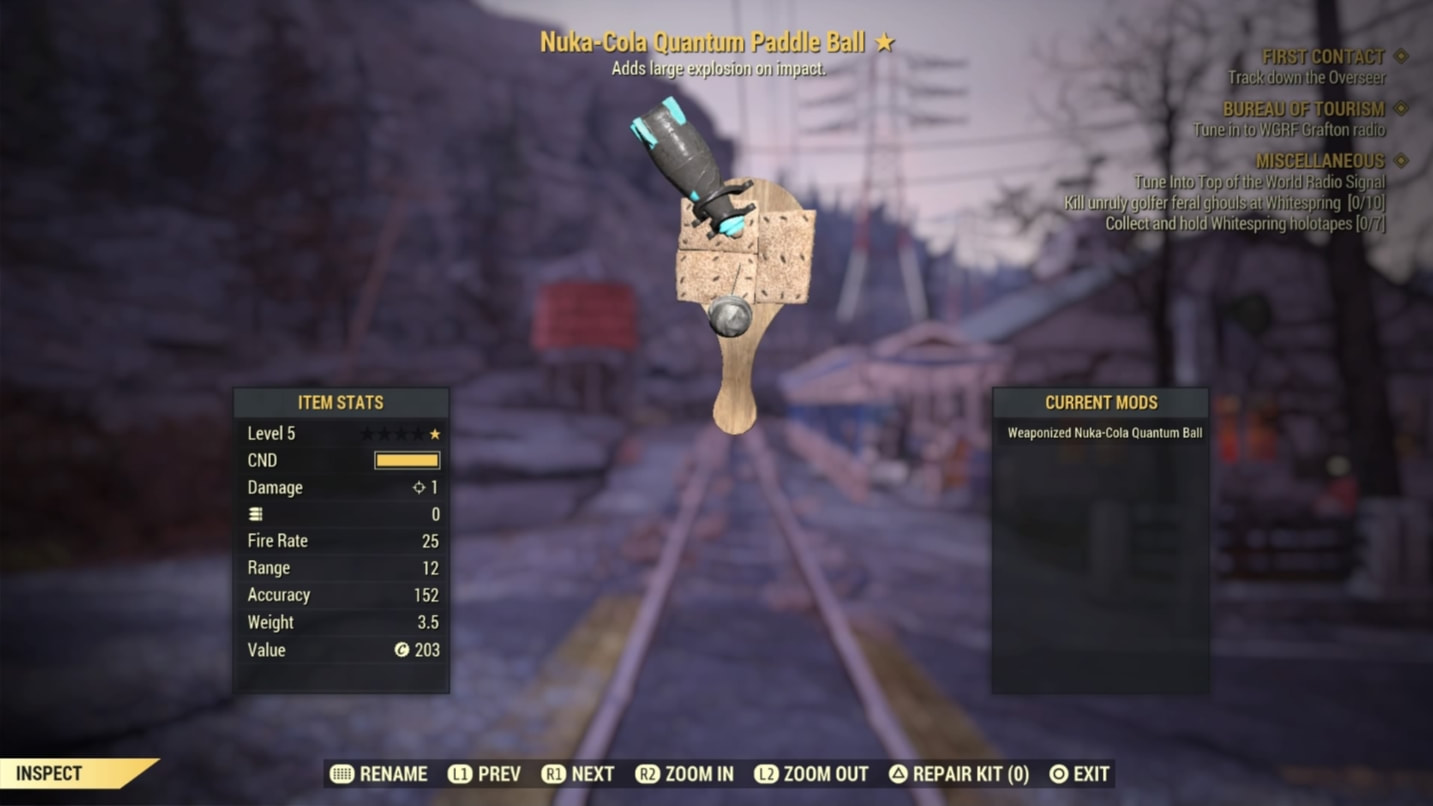 Detail Paddle Ball Fallout 76 Nomer 6