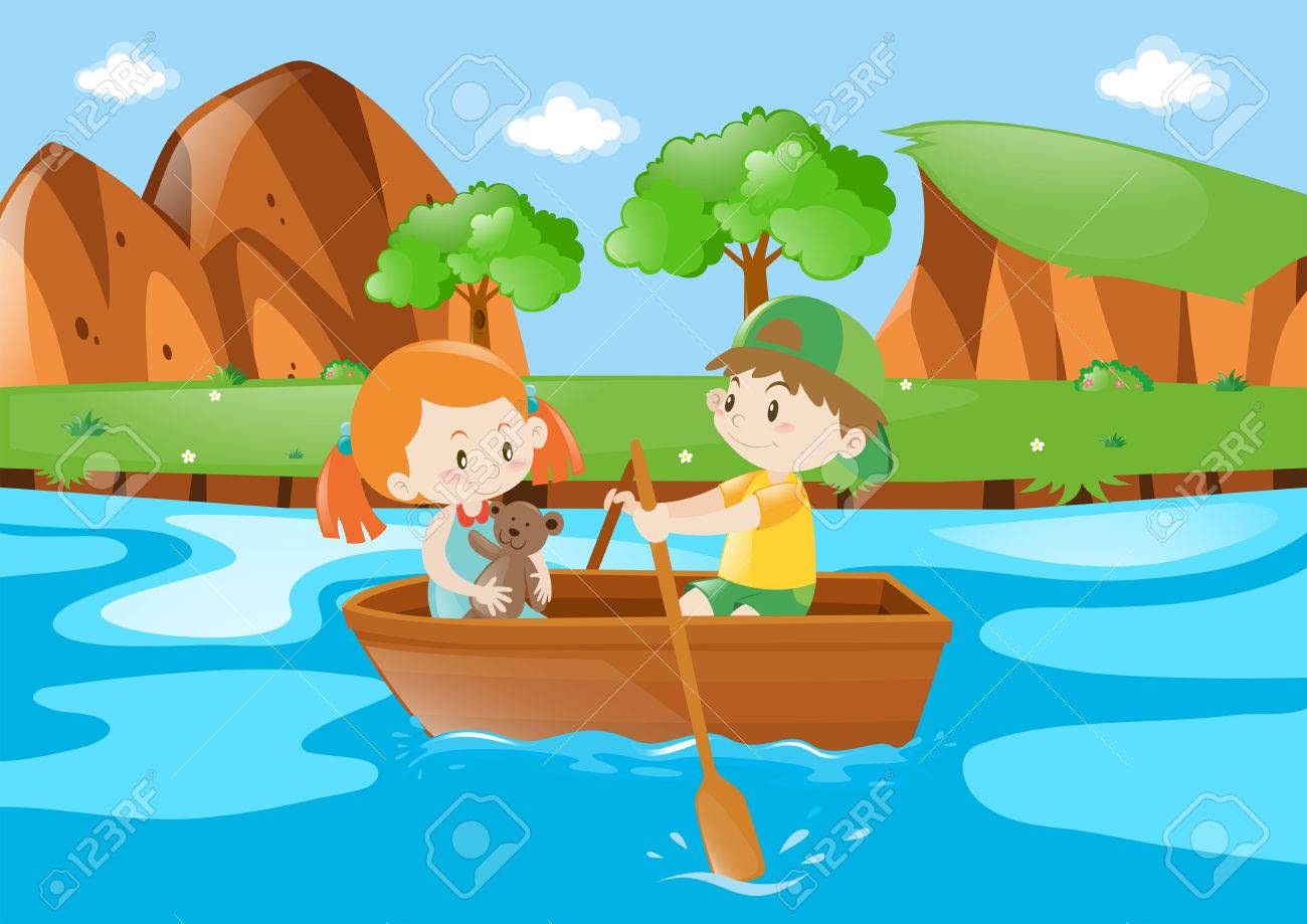 Detail Paddle Boat Clipart Nomer 26