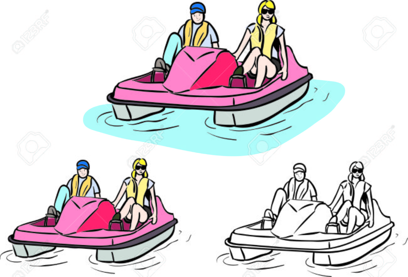 Detail Paddle Boat Clipart Nomer 4