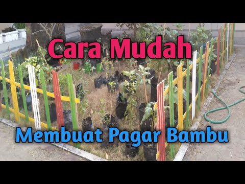 Detail Pagar Bambu Taman Nomer 15