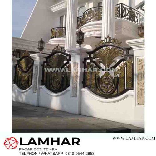 Detail Pagar Besi Rumah Mewah Nomer 51