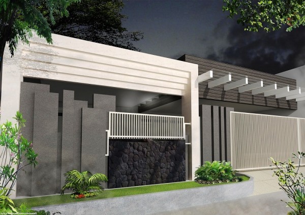 Detail Pagar Beton Rumah Minimalis Nomer 38