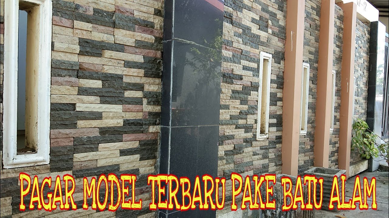 Detail Pagar Dinding Batu Nomer 37